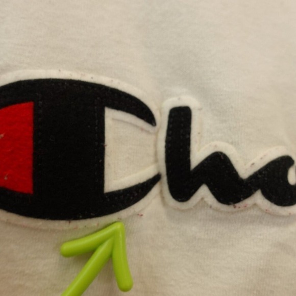 VINTAGE Champion T Shirt XS Logo Spell Out Graphic Tee 90s Plain‎ Basic Classic - Picture 7 of 11